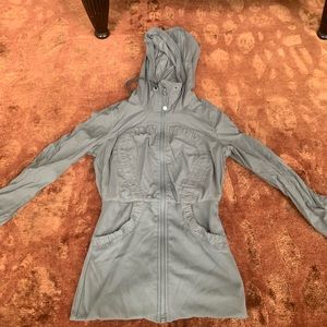 LULULEMON grey zip hoodie